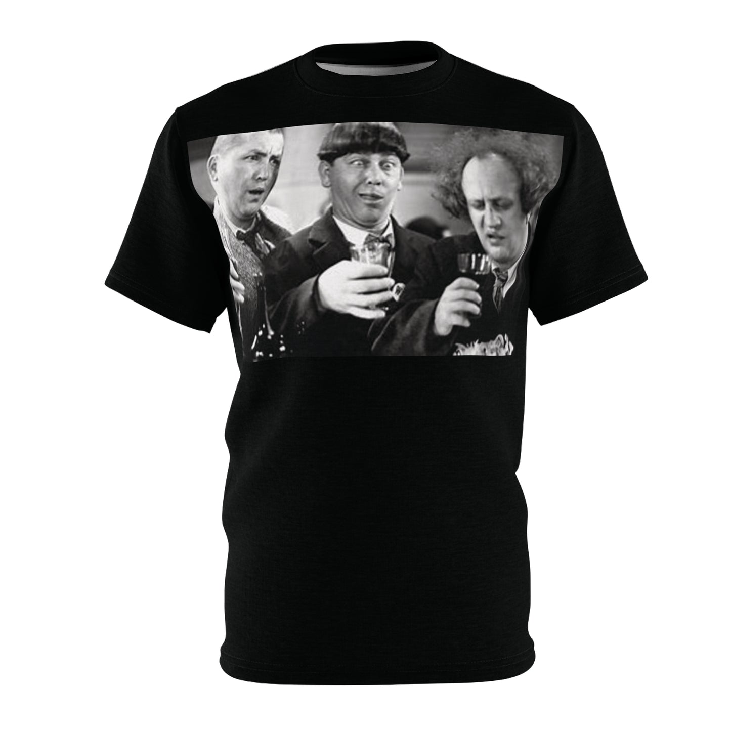 The 3 Stooges Drinking Men's Tee