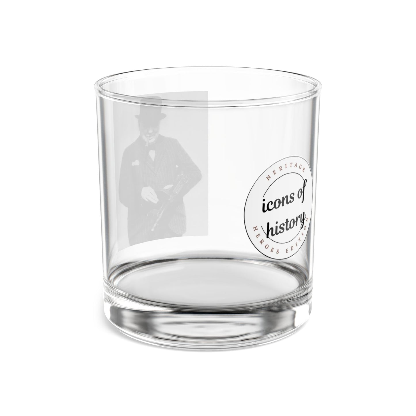 Winston Churchill Bad Ass Rocks Glass, 10oz