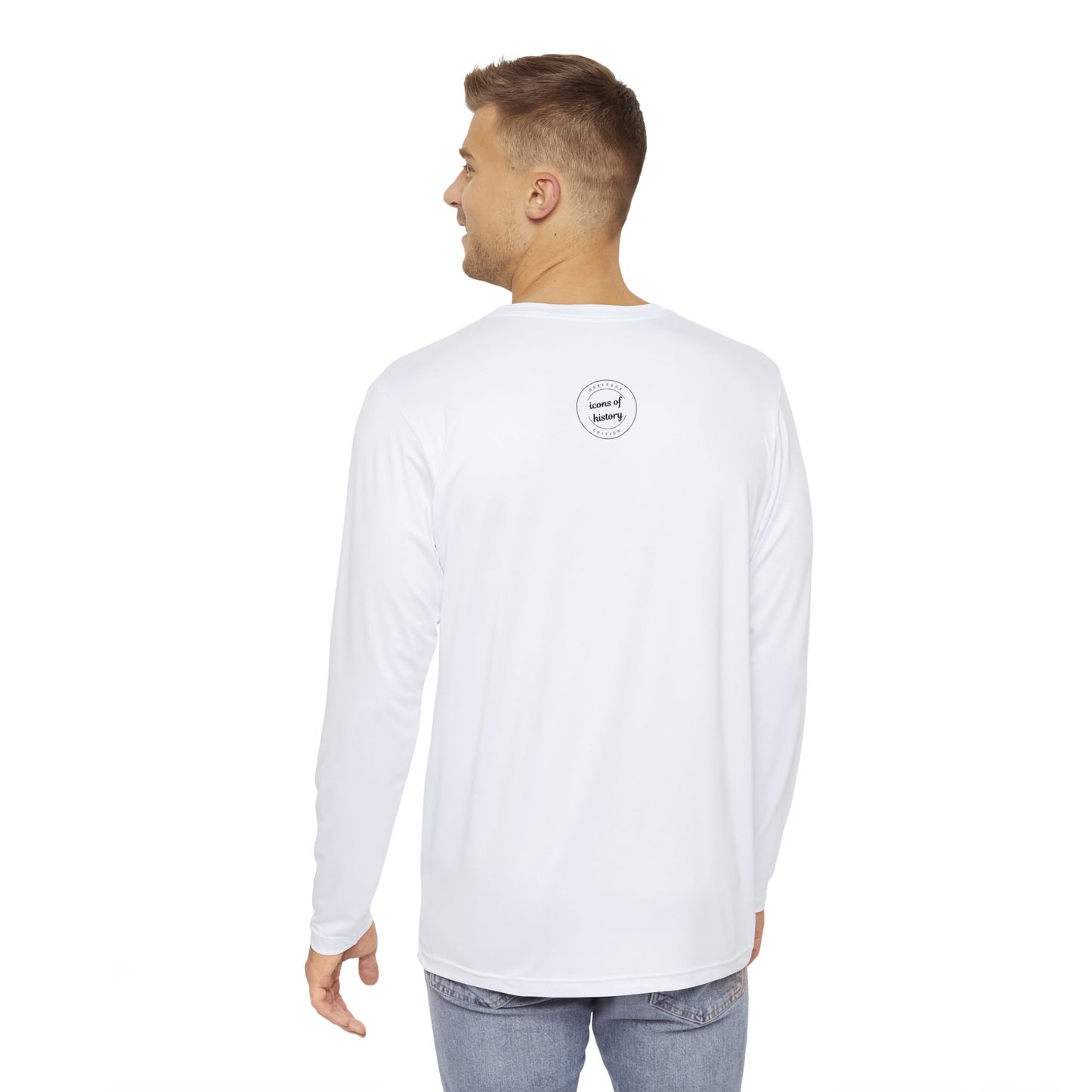 Sean Connery James Bond White Men's Long Sleeve Shirt