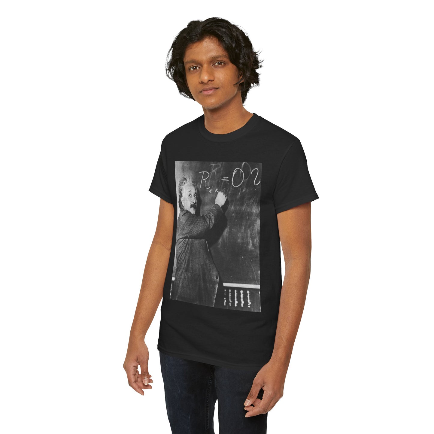Albert Einstein Equation Unisex Heavy Cotton Tee