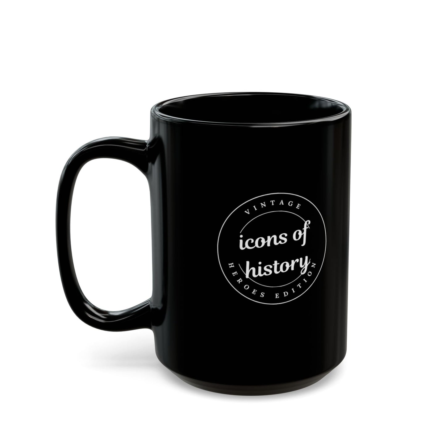 Albert Einstein Black Mug (11oz, 15oz)
