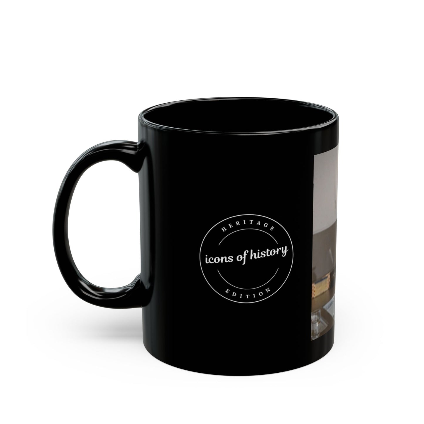 Marilyn Monroe "Coffee Anytime" Black Coffee Mug (11oz, 15oz)