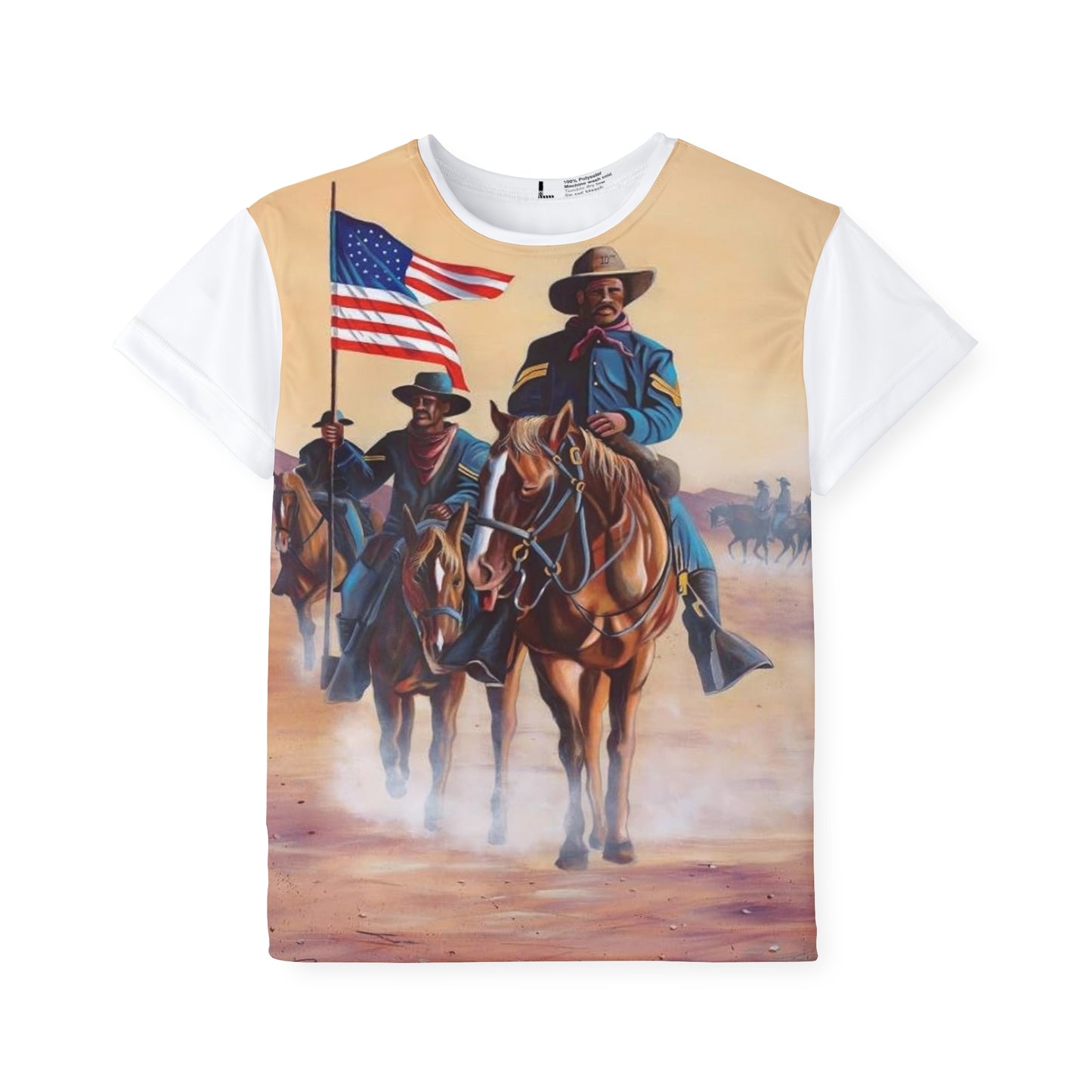 Buffalo Soldiers White Kids Sports Jersey