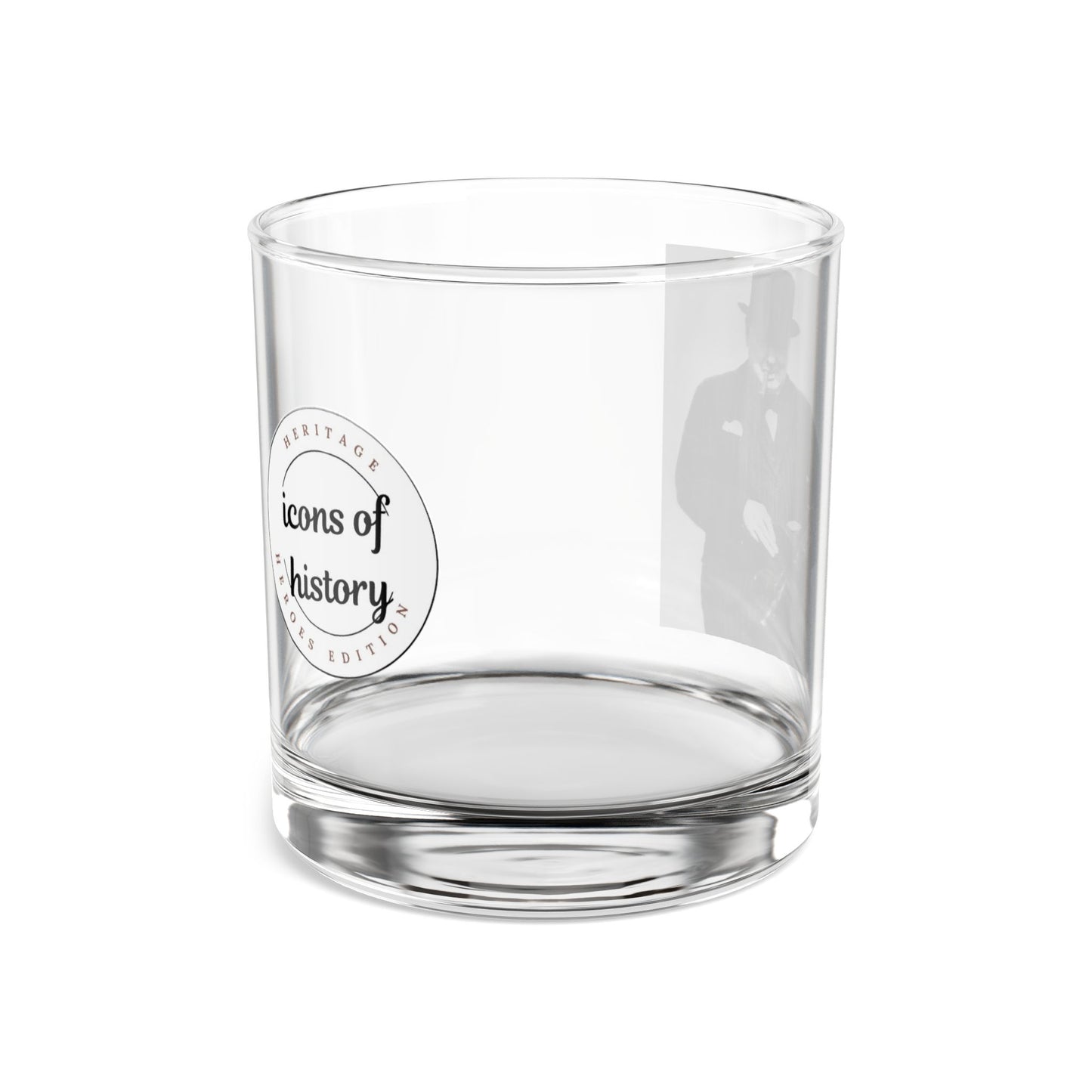 Winston Churchill Bad Ass Rocks Glass, 10oz