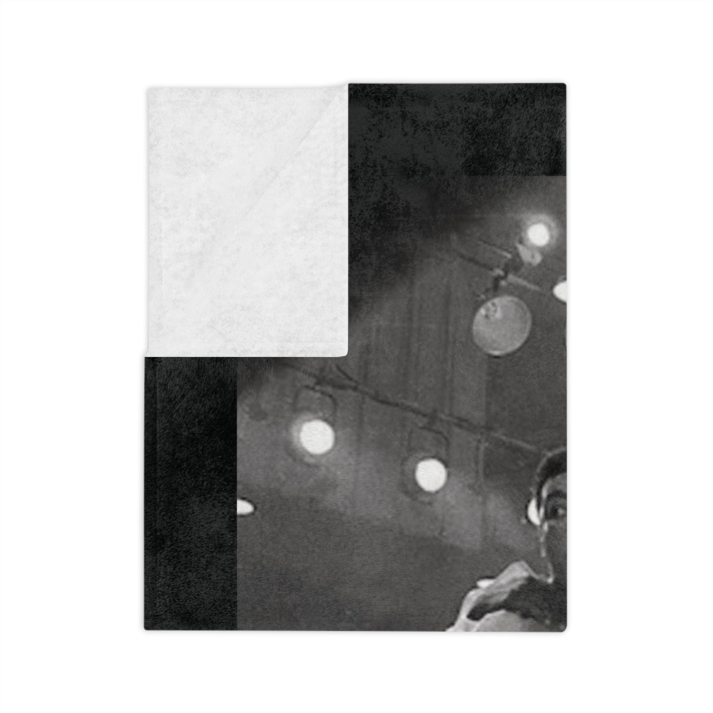 Muhammad Ali "I Shook Up the World" Black Velveteen Microfiber Blanket