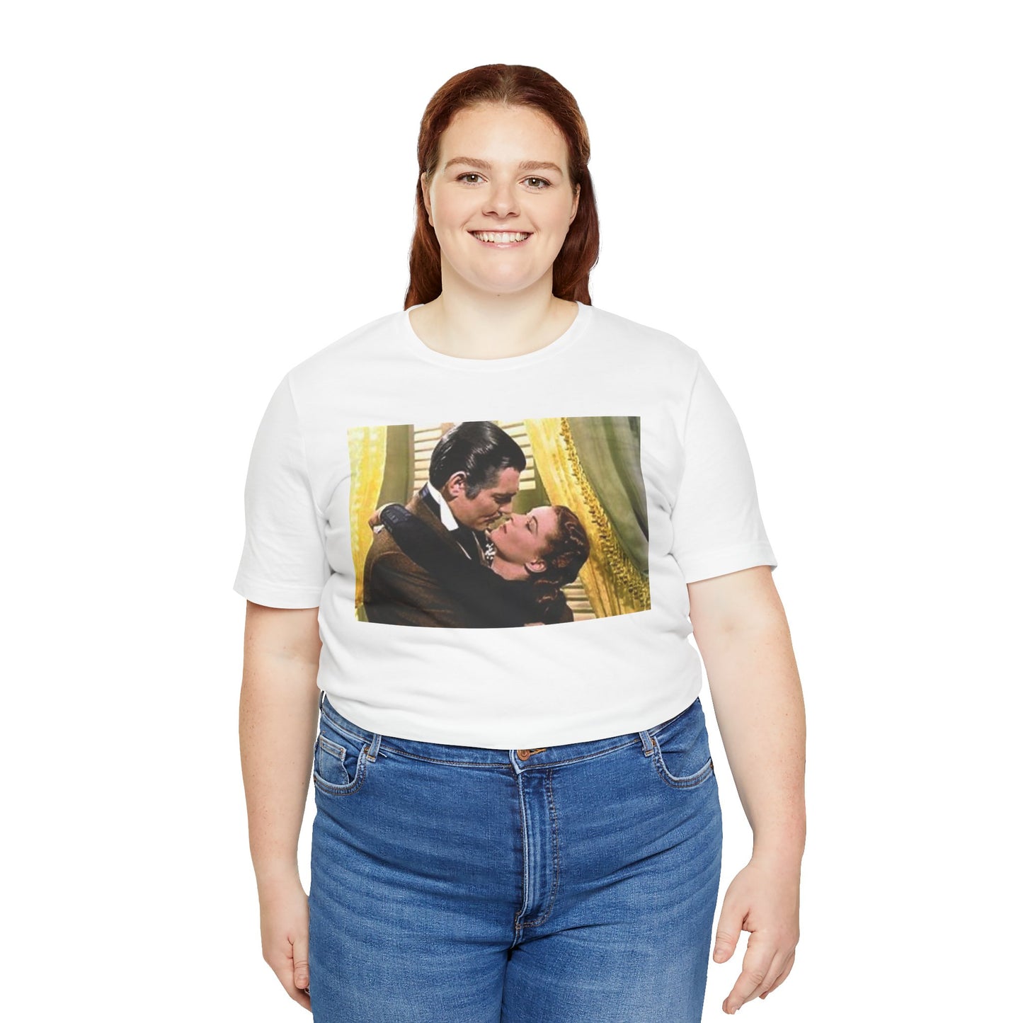 Clark Gable The Kiss Women's Jersey Short Sleeve Tee