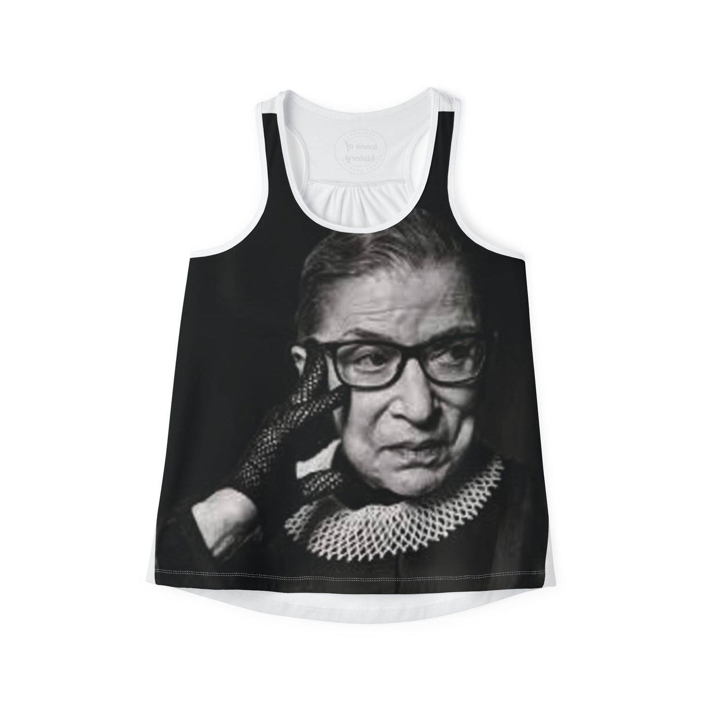 Supreme Court Justice Ruth Bader Ginsburg Women's White Tank Top Shirt