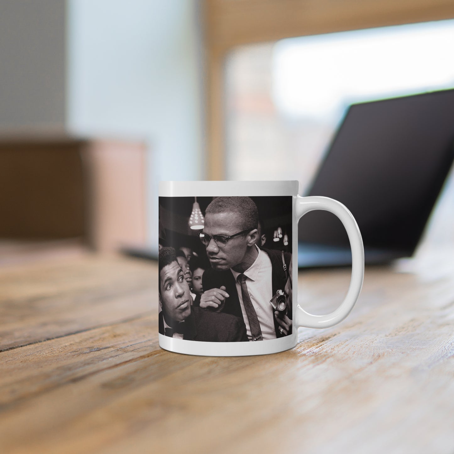 Malcolm X and Muhammad Ali Coffee Mug 11oz