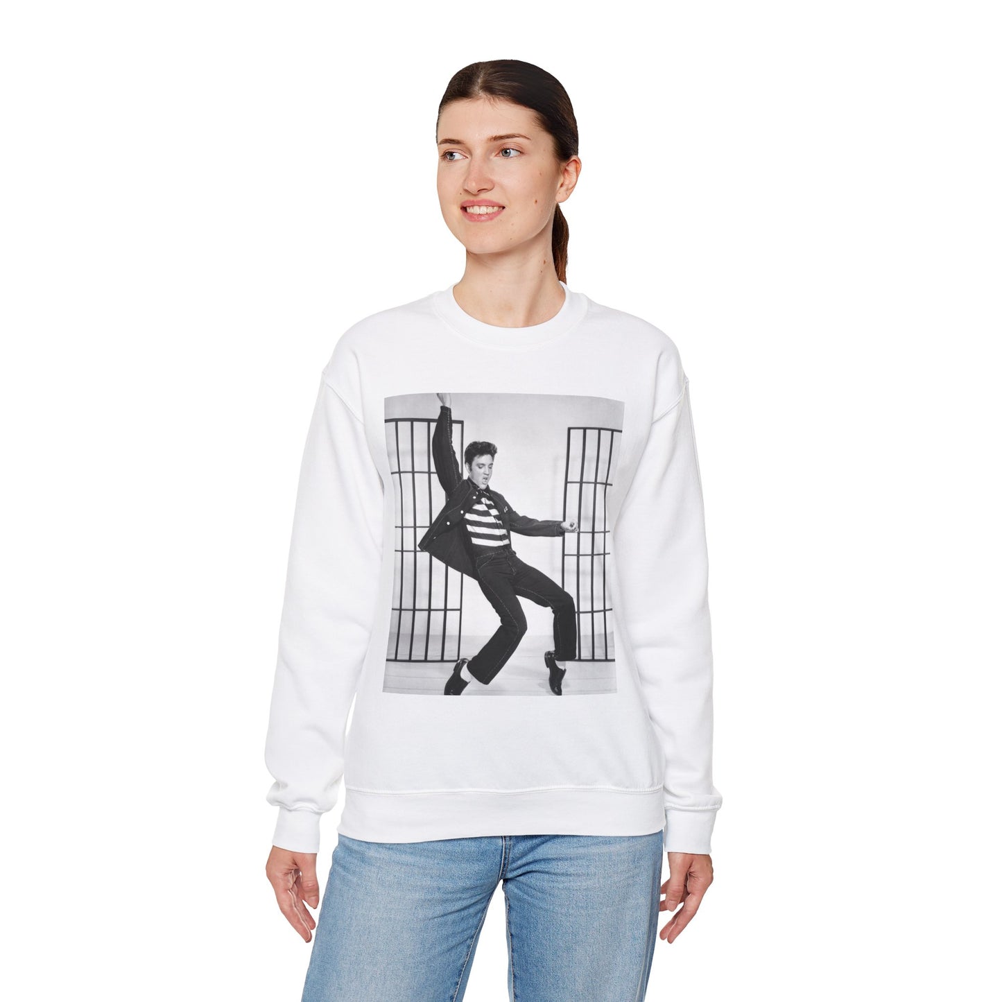 Elvis Presley Jail House Rock Women's Heavy Blend™ Crewneck Sweatshirt