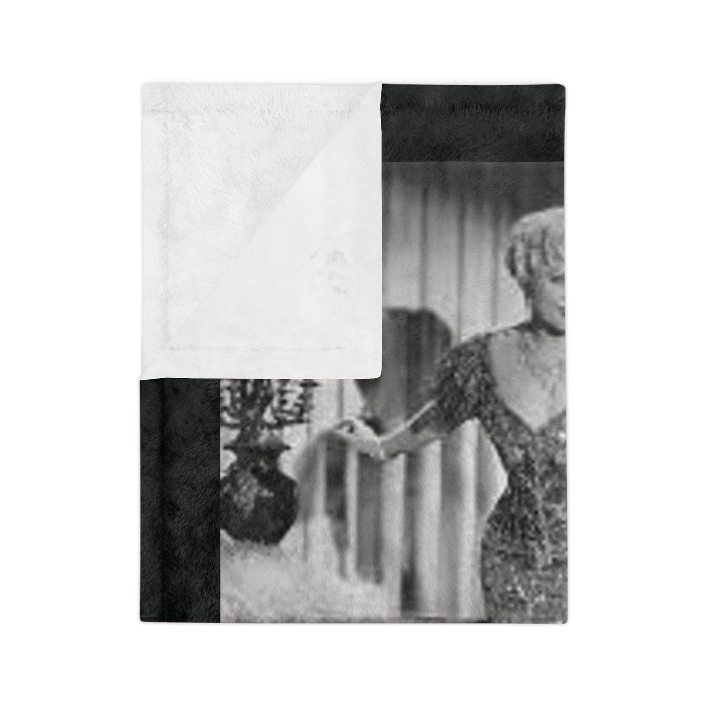 Mae West Glamour Velveteen Microfiber Blanket