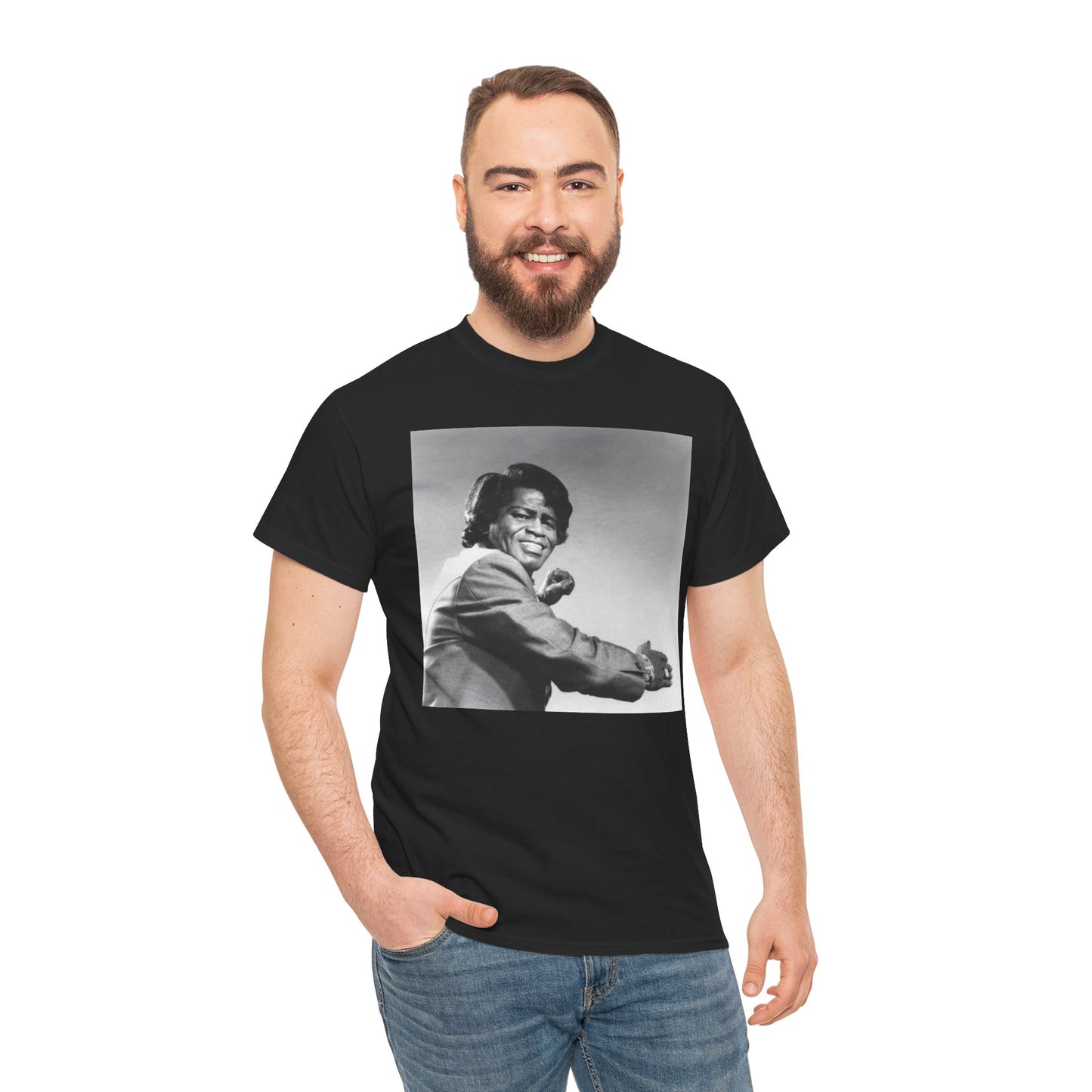 Godfather of Soul James Brown Unisex Heavy Cotton Tee