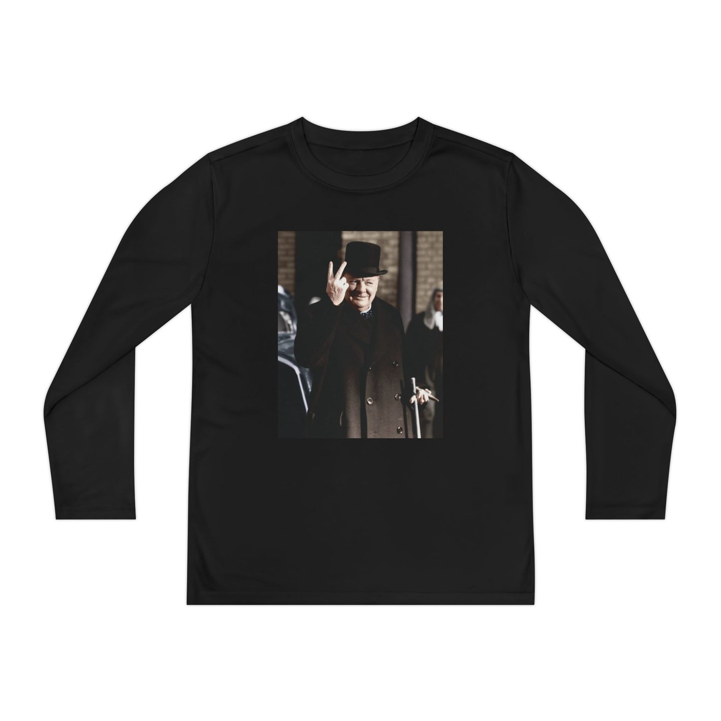 Winston Churchill Victory Youth Long Sleeve Competitor Tee Shirt