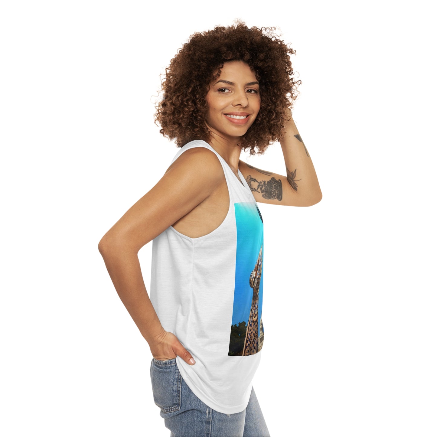 Shirley Chisholm Artistic Women's White Tank Top Shirt
