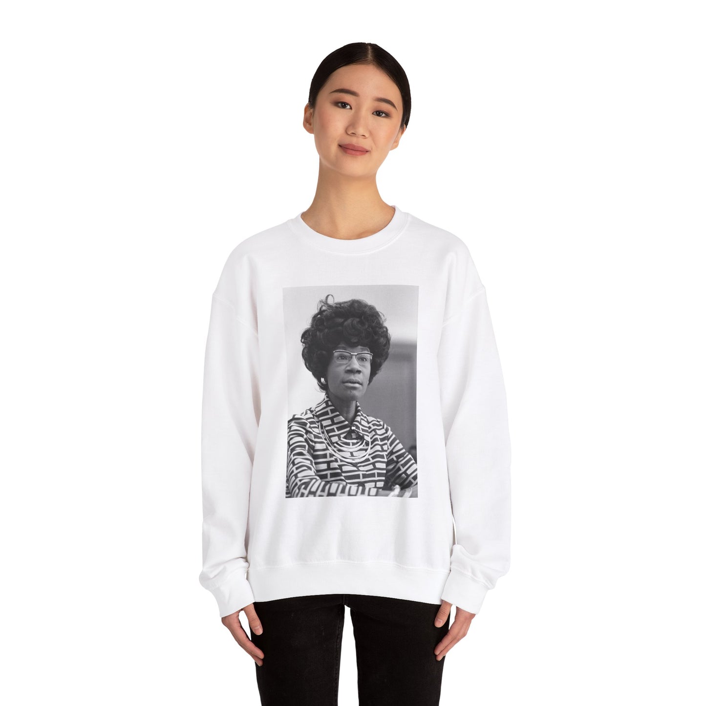 Shirley Chisholm Women's Heavy Blend™ Crewneck Sweatshirt
