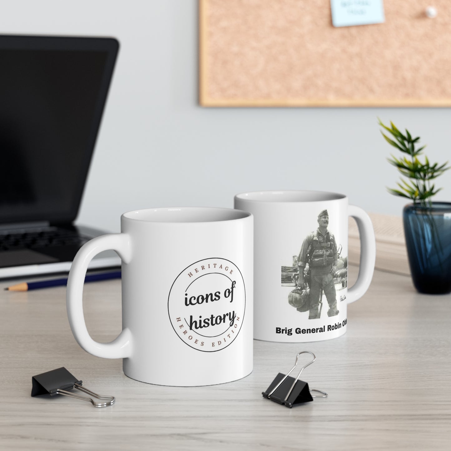 American Hero General Robin Olds Mug 11oz
