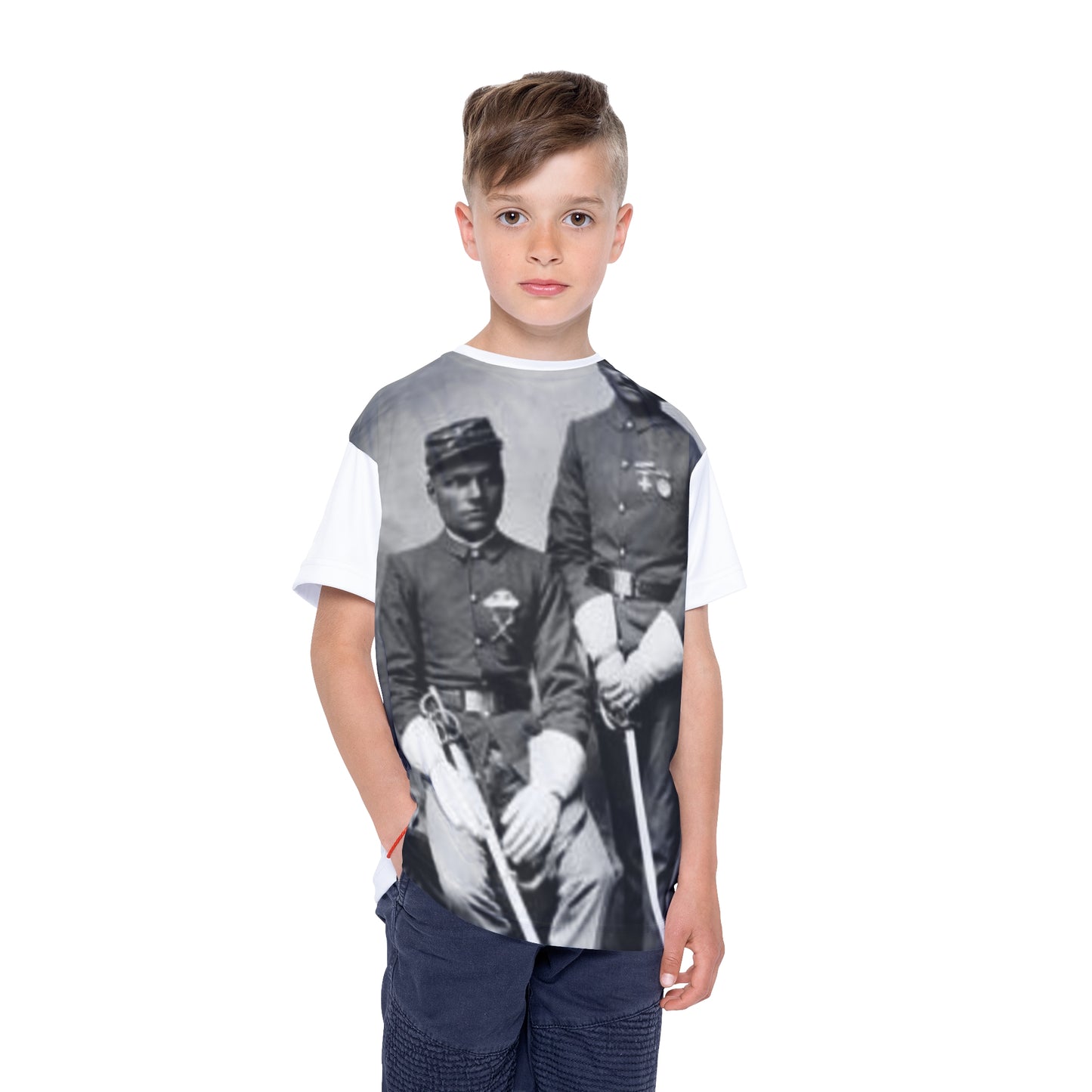 Black Union Civil War Soldiers Kids Sports Jersey