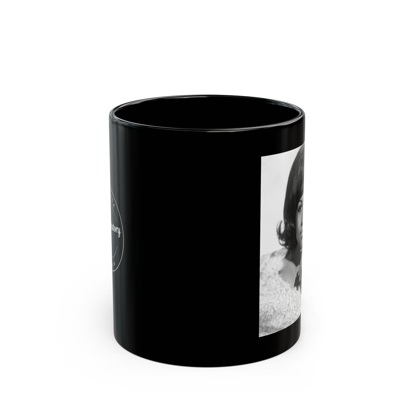 Aretha Franklin Black Coffee Mug (11oz, 15oz)