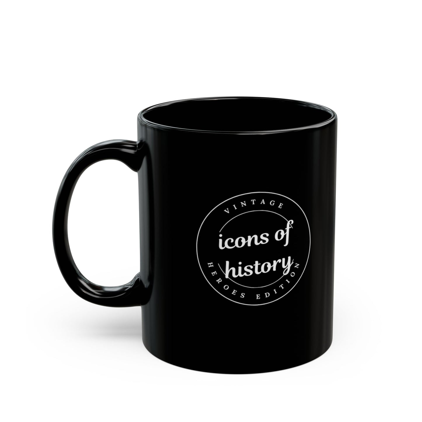 Albert Einstein Black Mug (11oz, 15oz)