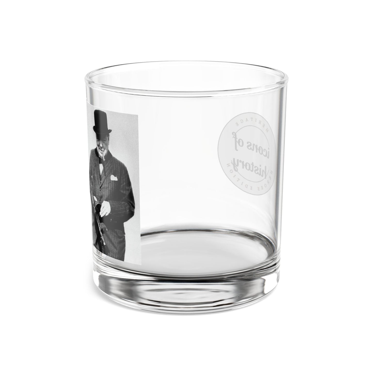 Winston Churchill Bad Ass Rocks Glass, 10oz