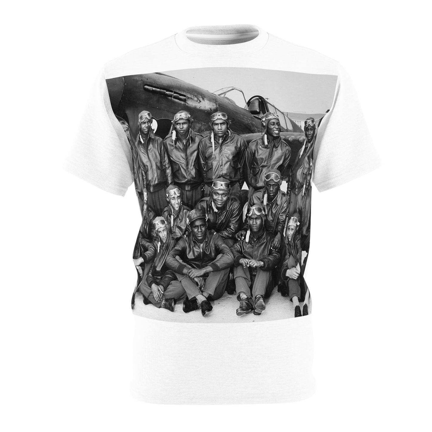 Tuskegee Airmen Mens Cut & Sew Tee