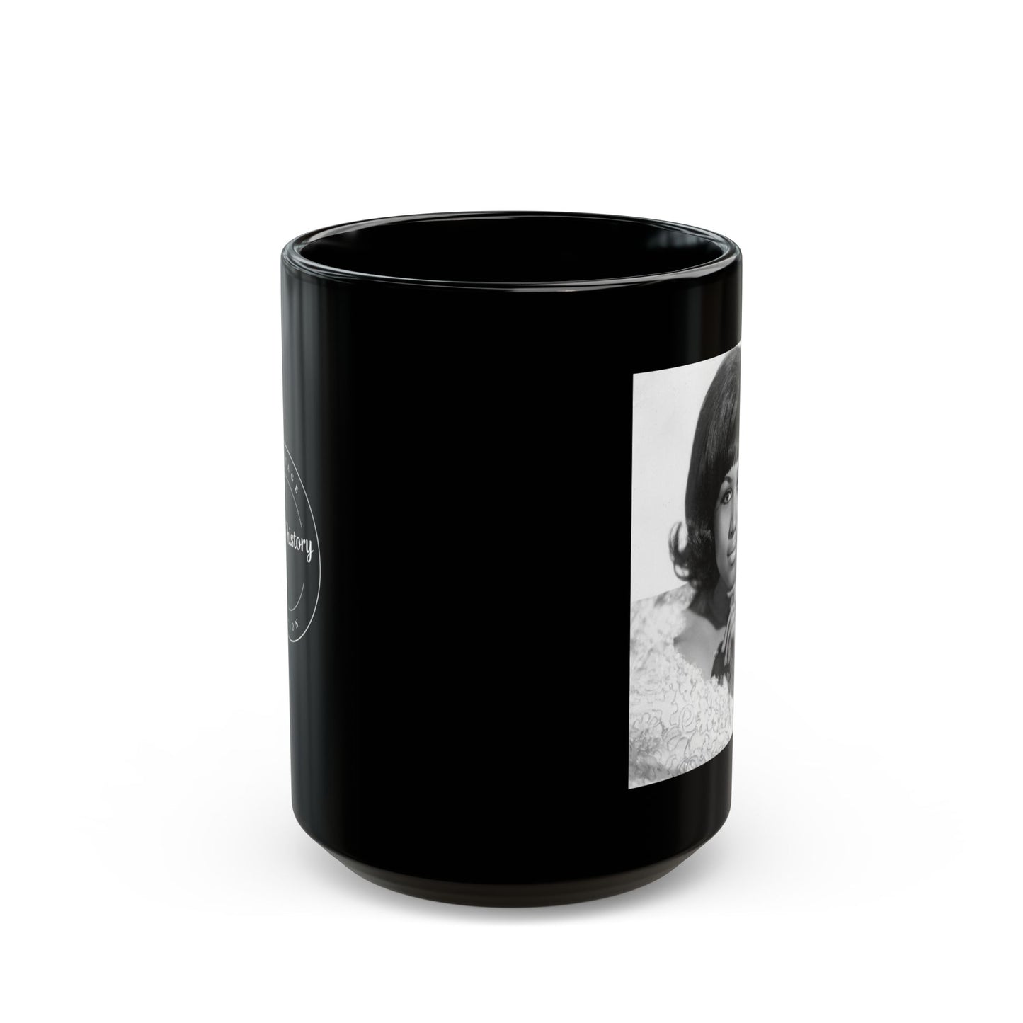 Aretha Franklin Black Coffee Mug (11oz, 15oz)