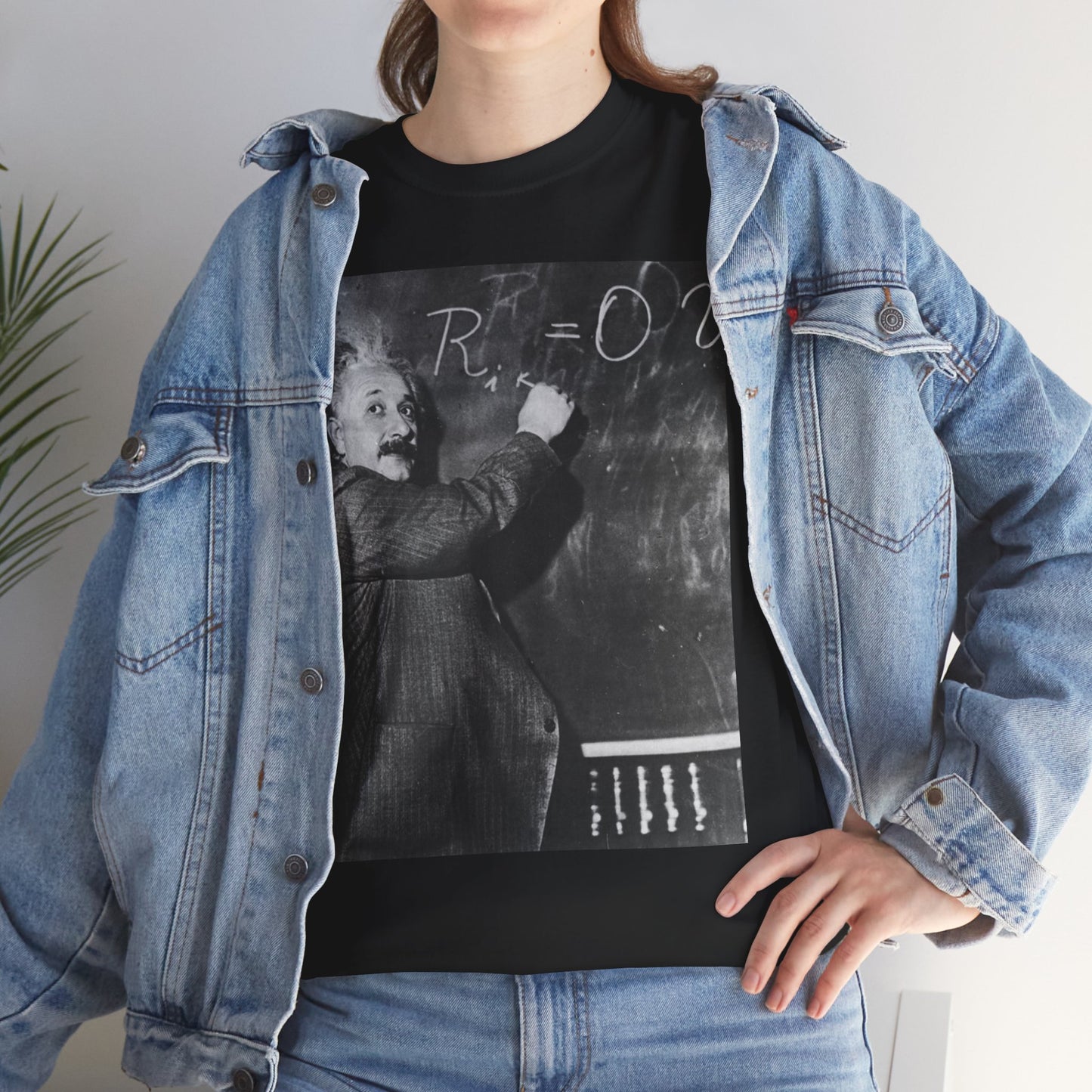 Albert Einstein Equation Unisex Heavy Cotton Tee