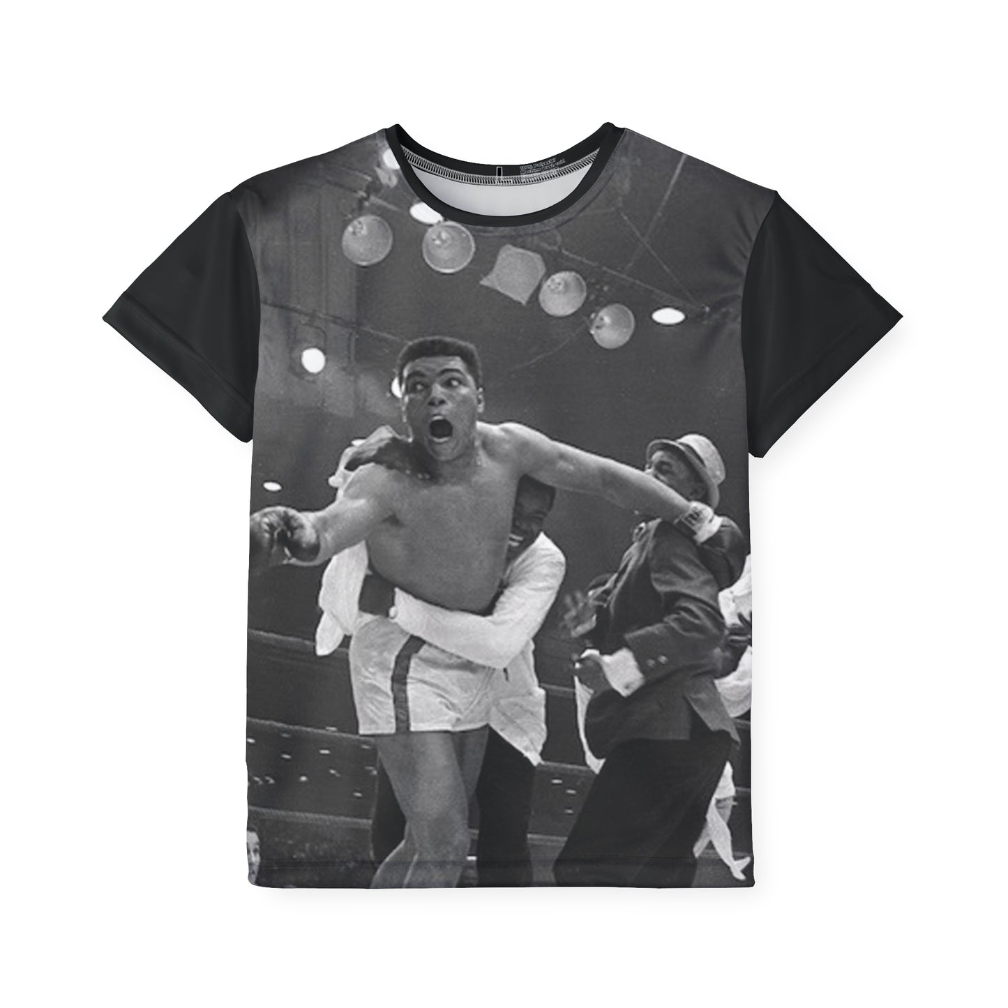 Muhammad Ali "I Shook Up the World" Kids Black Sports Jersey