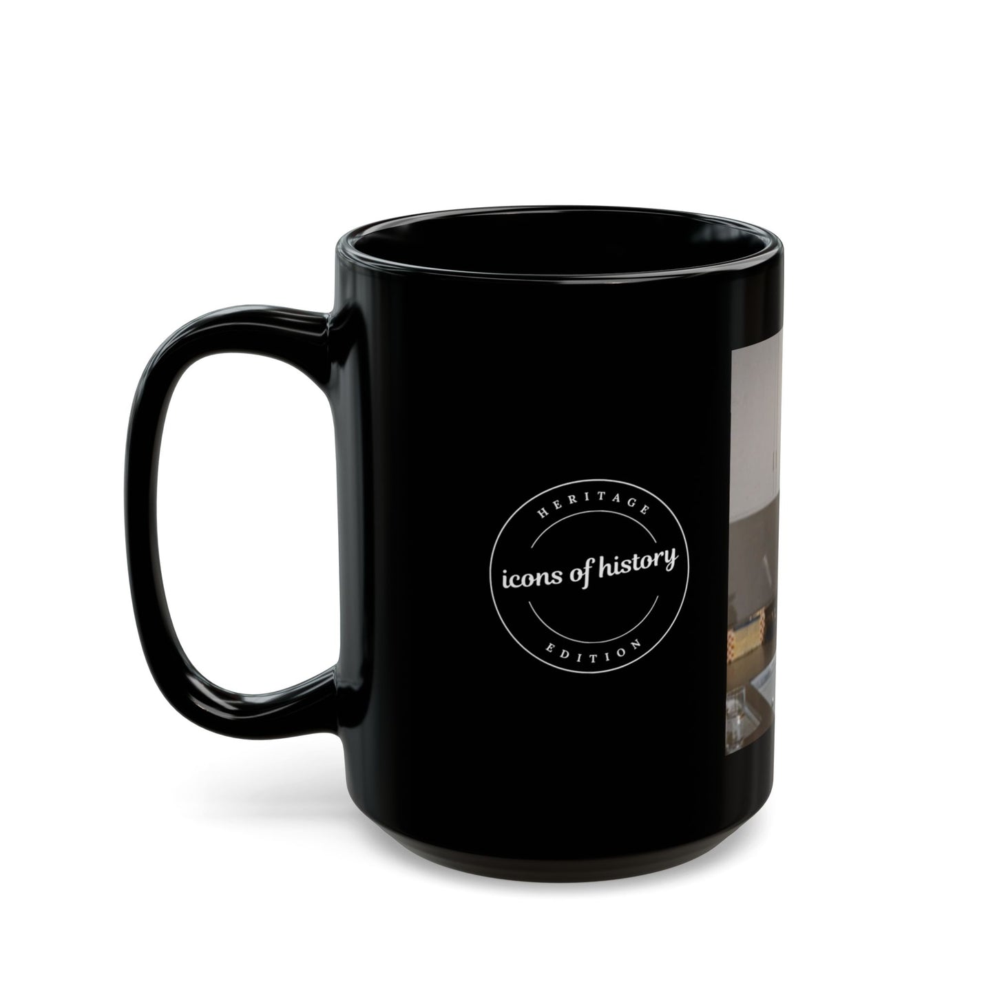 Marilyn Monroe "Coffee Anytime" Black Coffee Mug (11oz, 15oz)