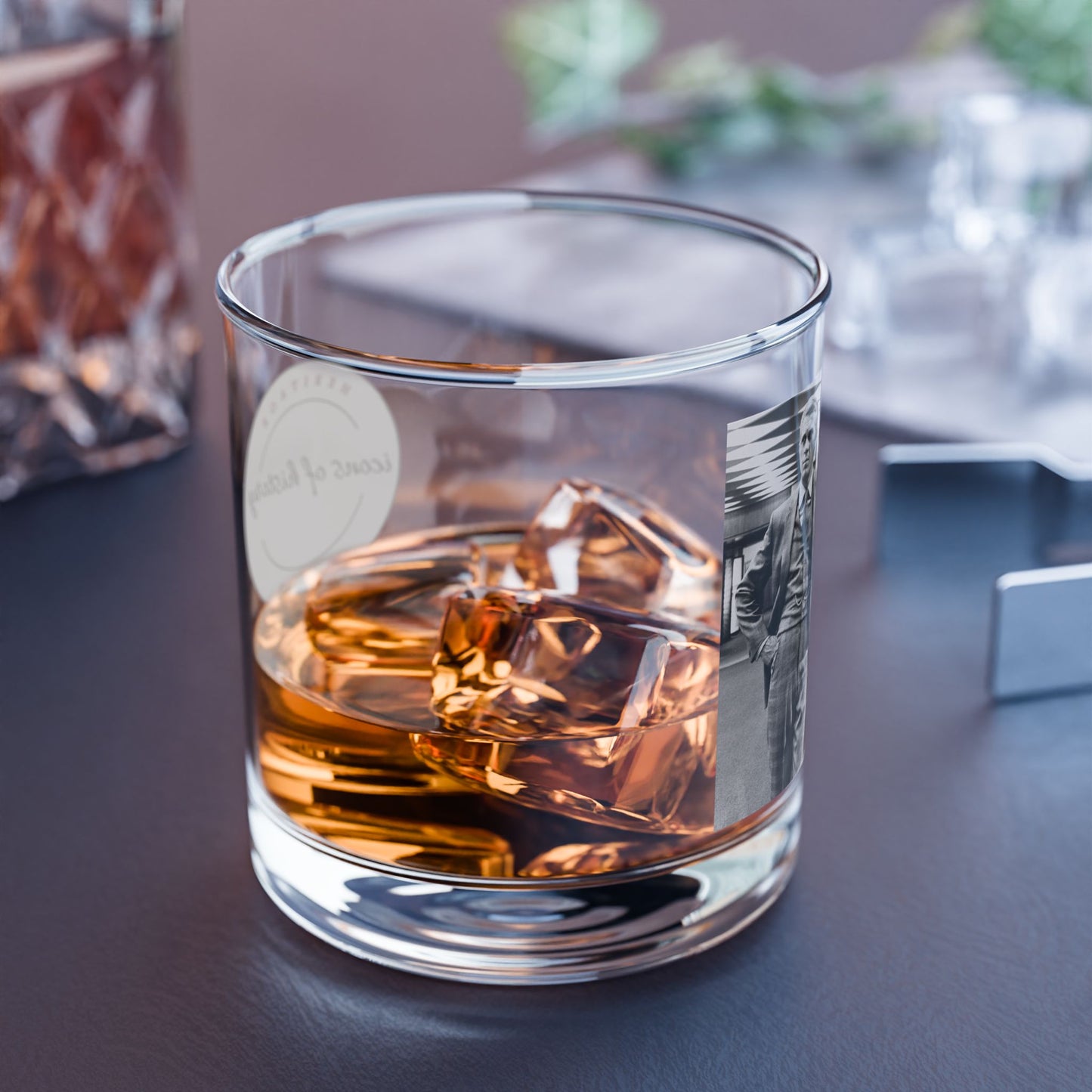 Steve McQueen Classy Rocks Glass, 10oz