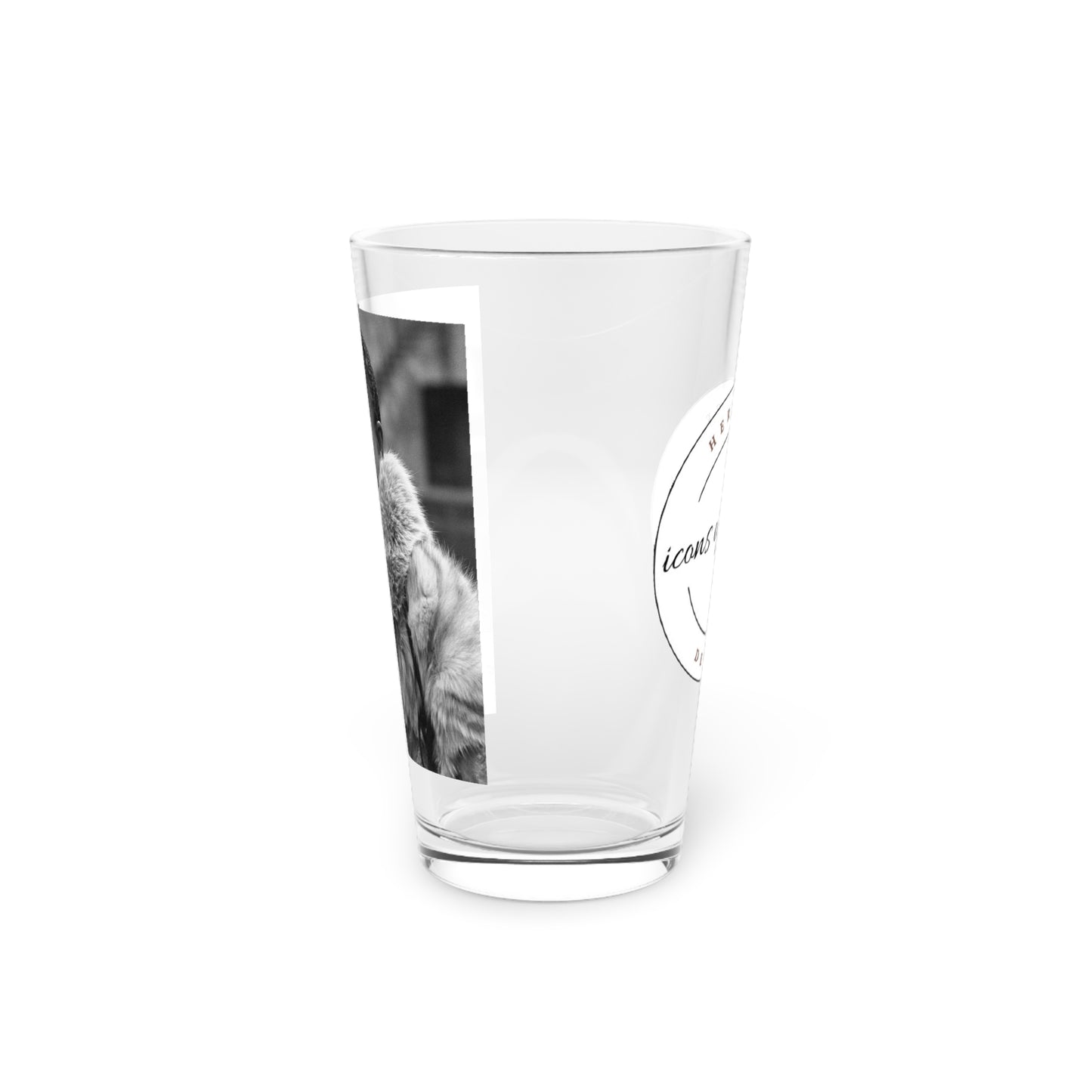 Cicely Tyson Mink Coat Pint Glass, 16oz