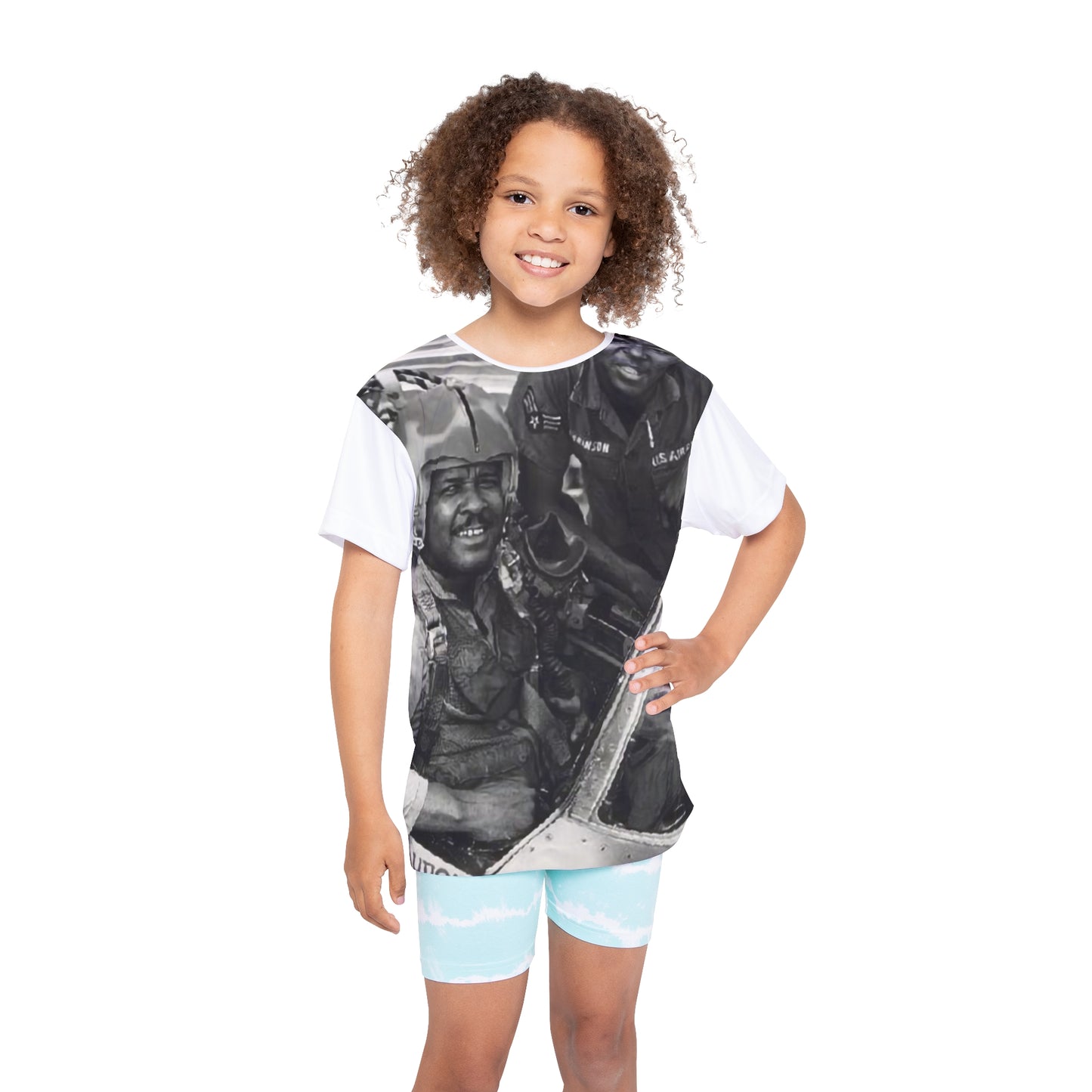 U.S. Air Force General Chappie James, White Kids Sports Jersey