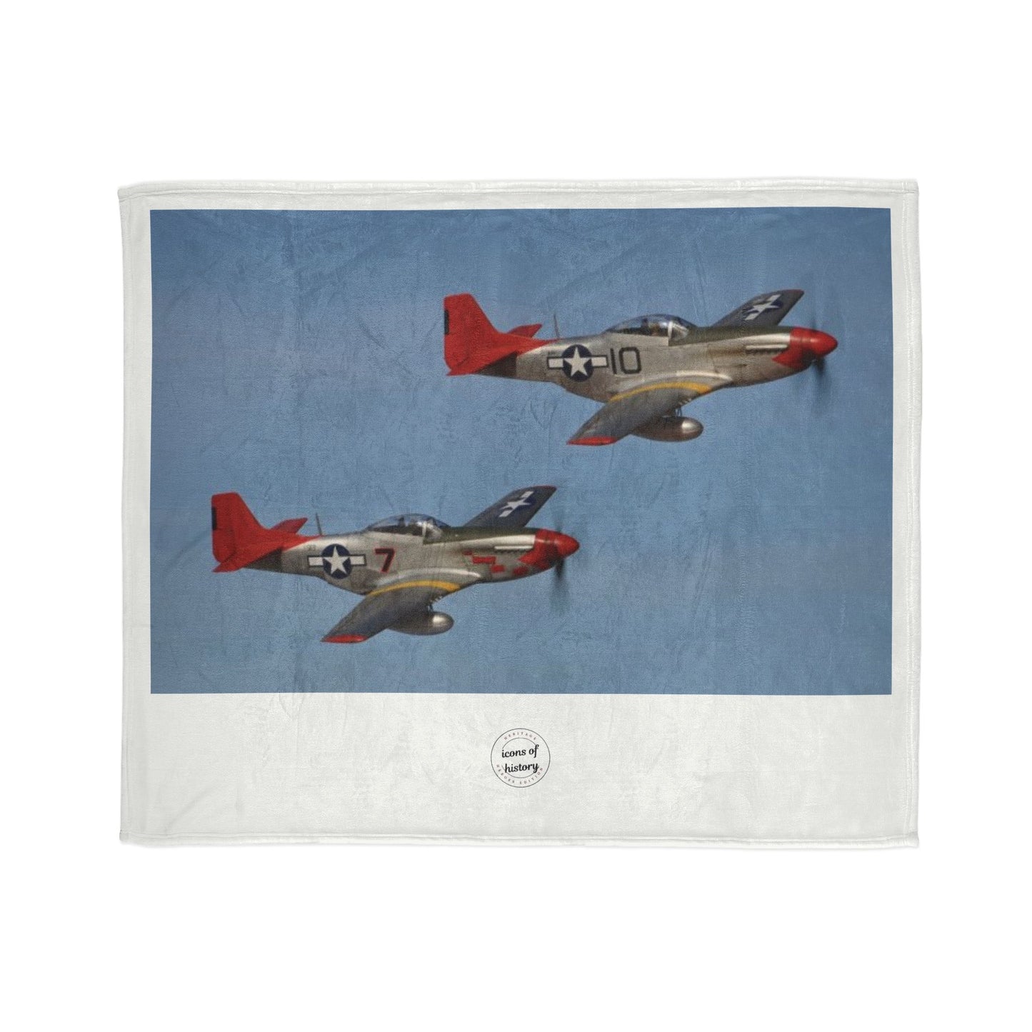 Tuskegee Airmen Red Tails Soft Polyester Blanket