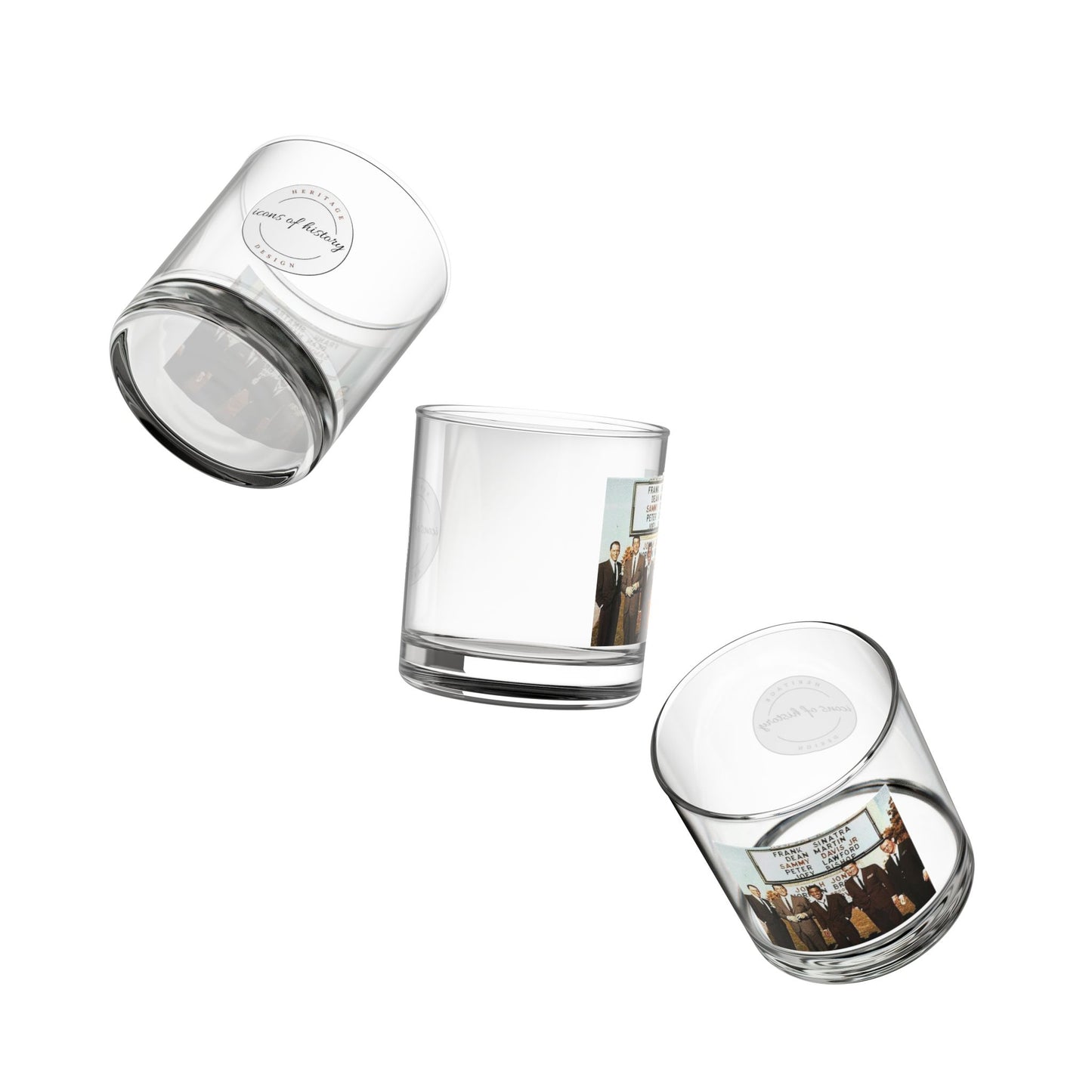 Rat Pack Rocks Glasswear , 10oz