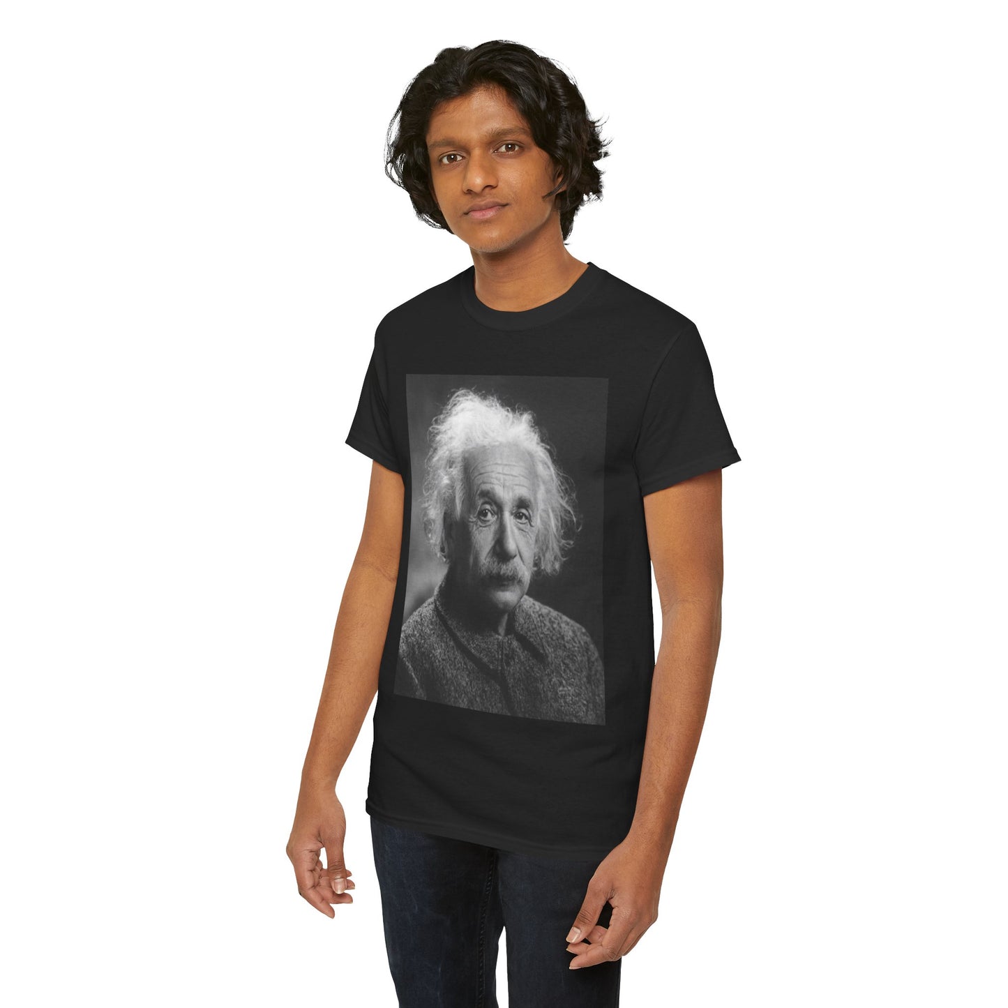 Albert Einstein Unisex Heavy Cotton Tee