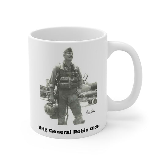 American Hero General Robin Olds Mug 11oz