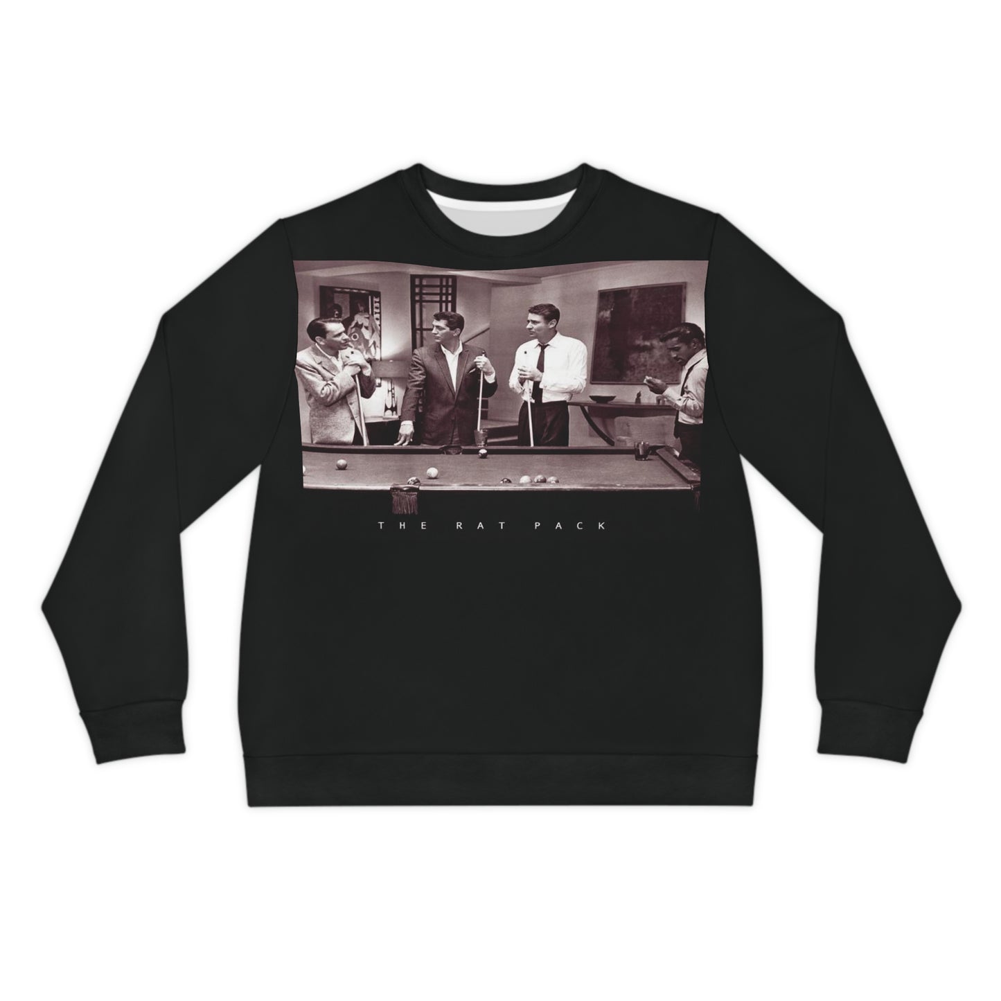 Rat Pack Ocean's Eleven Pool Hall Men's Lightweight Sweatshirt