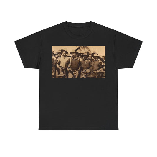 Teddy Roosevelt Rough Riders Heavy Cotton Tee