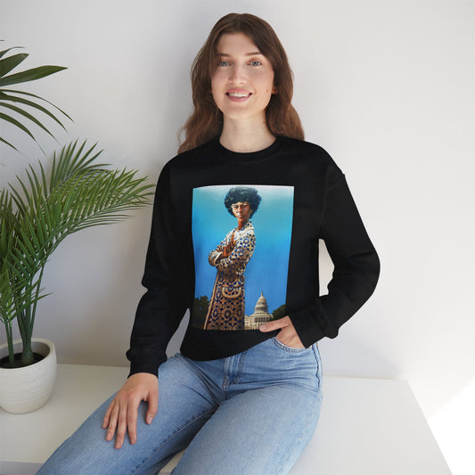 Shirley Chisholm Artistic Unisex Heavy Blend™ Crewneck Sweatshirt