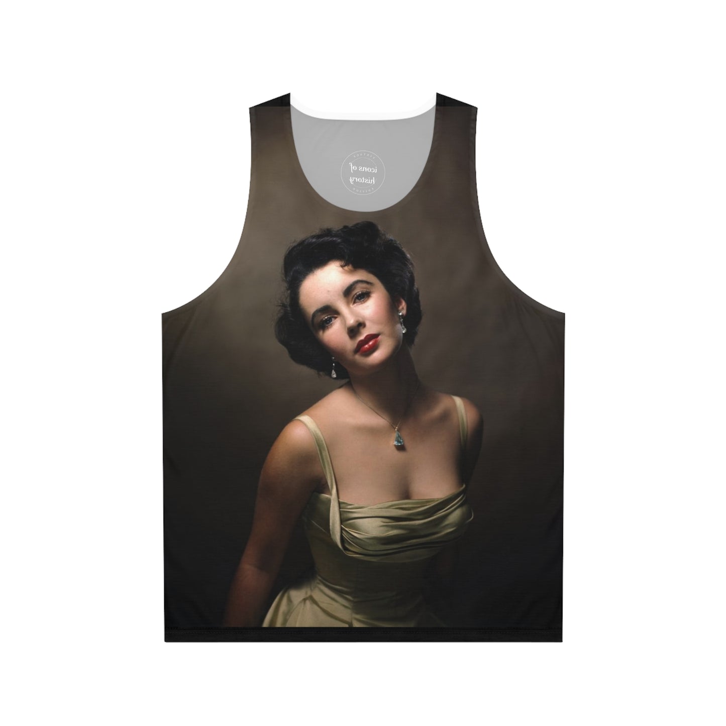 Elizabeth Taylor Glamorous Black Tank Top