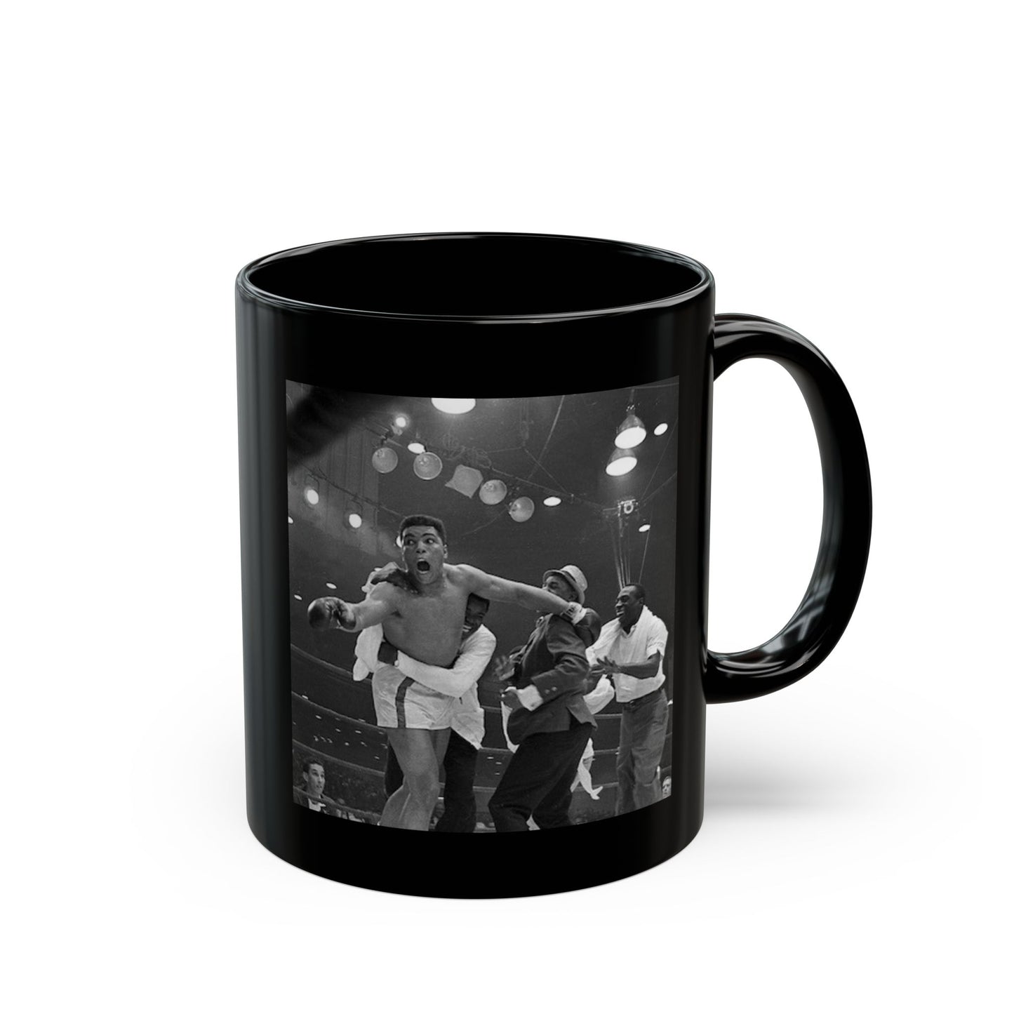 Muhammad Ali "I shook up the world" Black Mug (11oz, 15oz)
