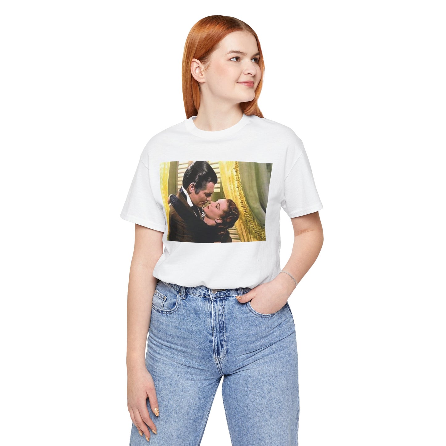 Clark Gable The Kiss Women's Jersey Short Sleeve Tee