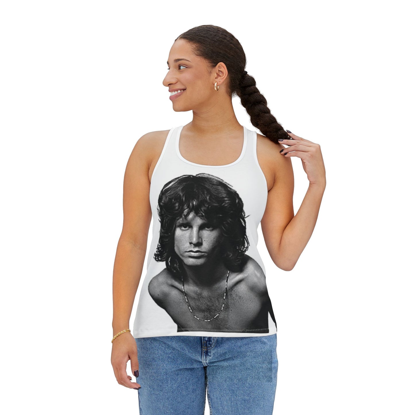 The Doors Jim Morrison Women's White Tank Top