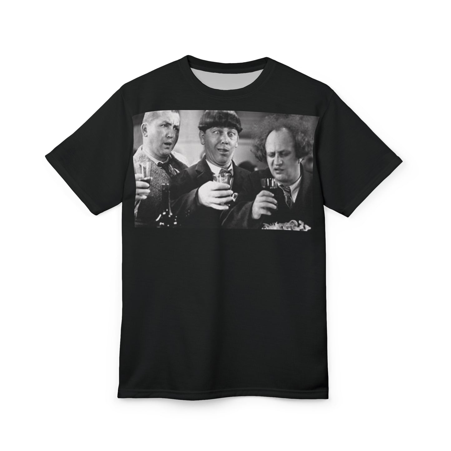The 3 Stooges Drinking Men's Tee