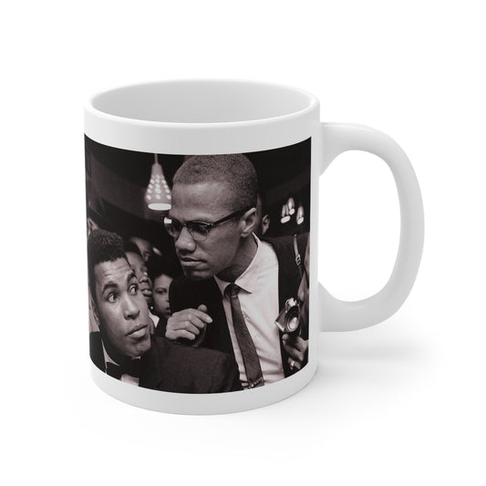 Malcolm X and Muhammad Ali Coffee Mug 11oz