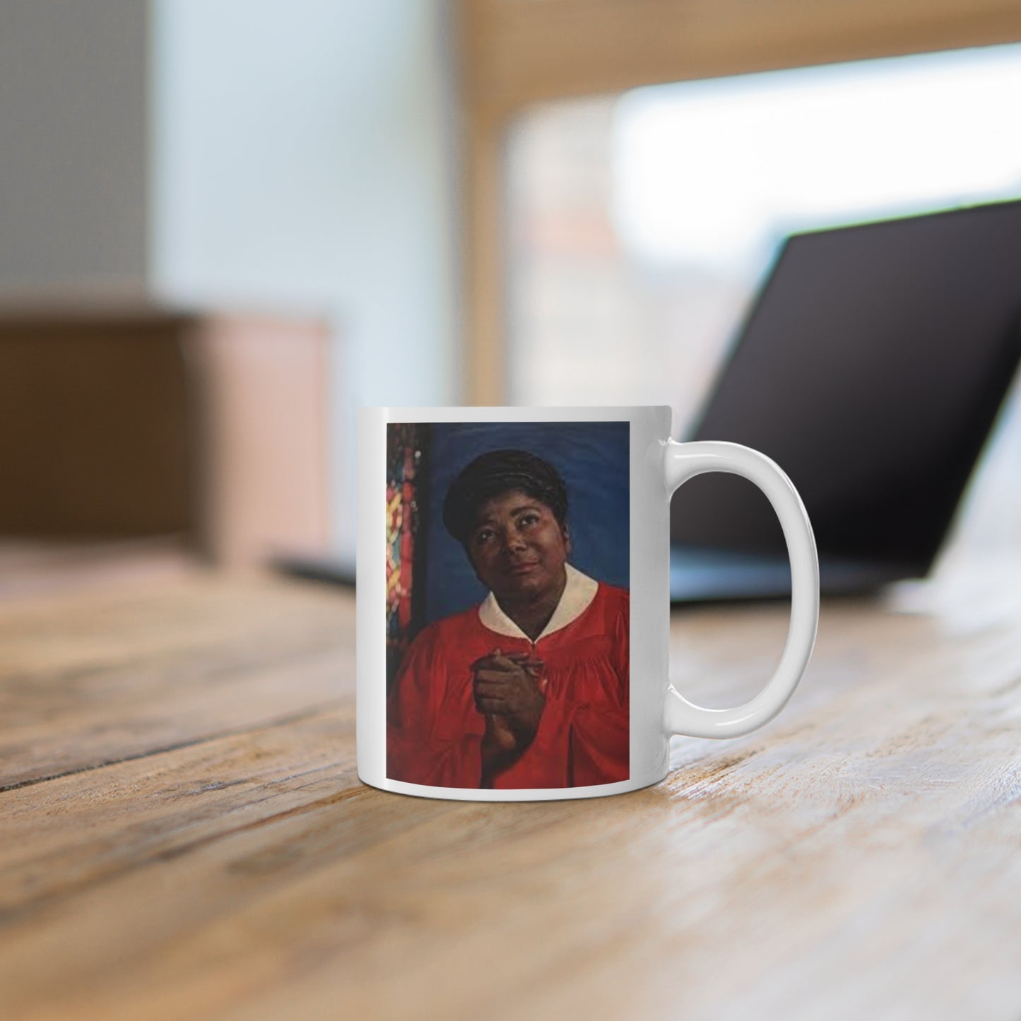 Mahalia Jackson White Coffee Mug 11oz