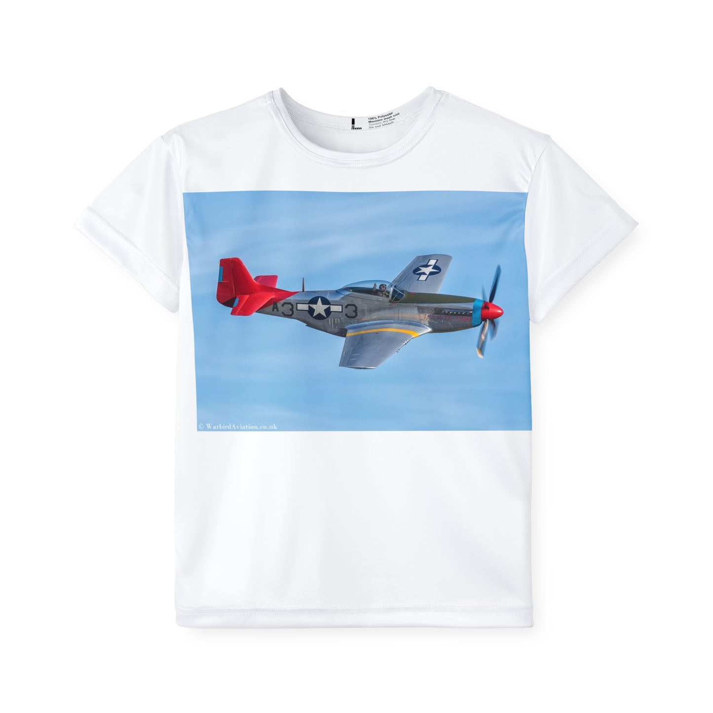 Tuskegee Airmen Red Tail Kids Sports Jersey Tee Shirt