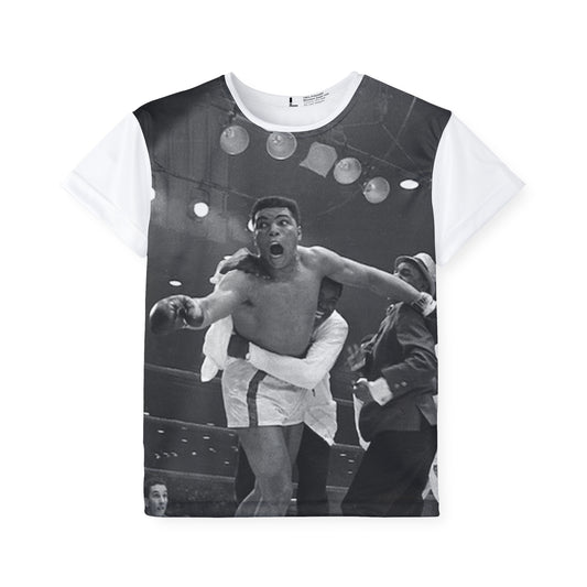 Muhammad Ali "I Shook Up The World" White Kids Sports Jersey