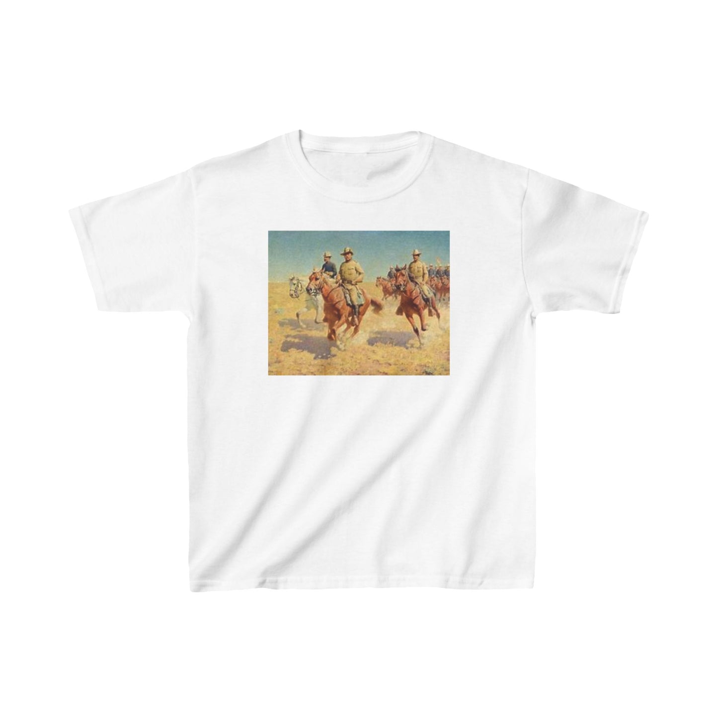 Teddy Roosevelt Rough Riders Kids Heavy Cotton™ Tee