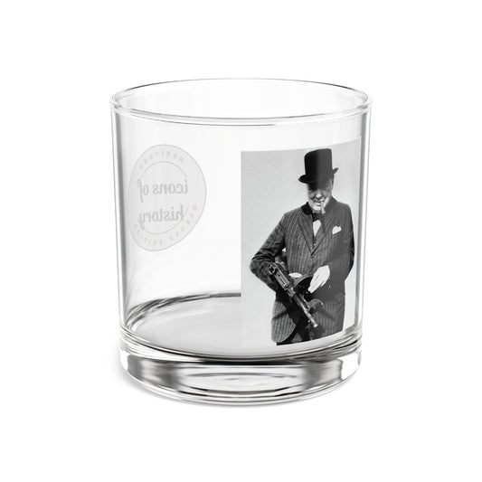 Winston Churchill Bad Ass Rocks Glass, 10oz