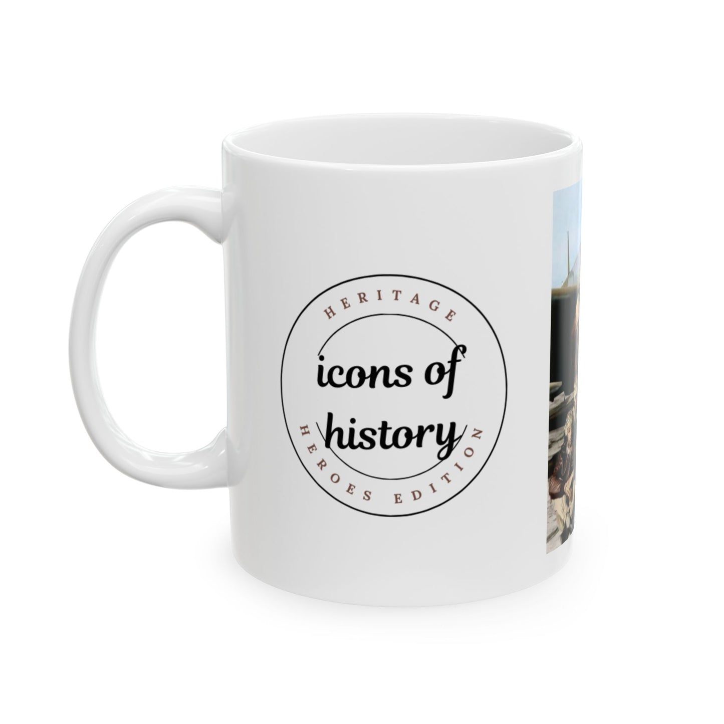 Tuskegee Airmen White Ceramic Mug, (11oz, 15oz)